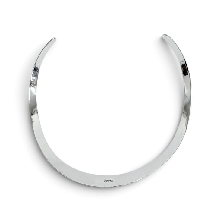Great TIFFANY&Co. choker Omega Choker Neck cuff, made in Mexico Silver 925 Women