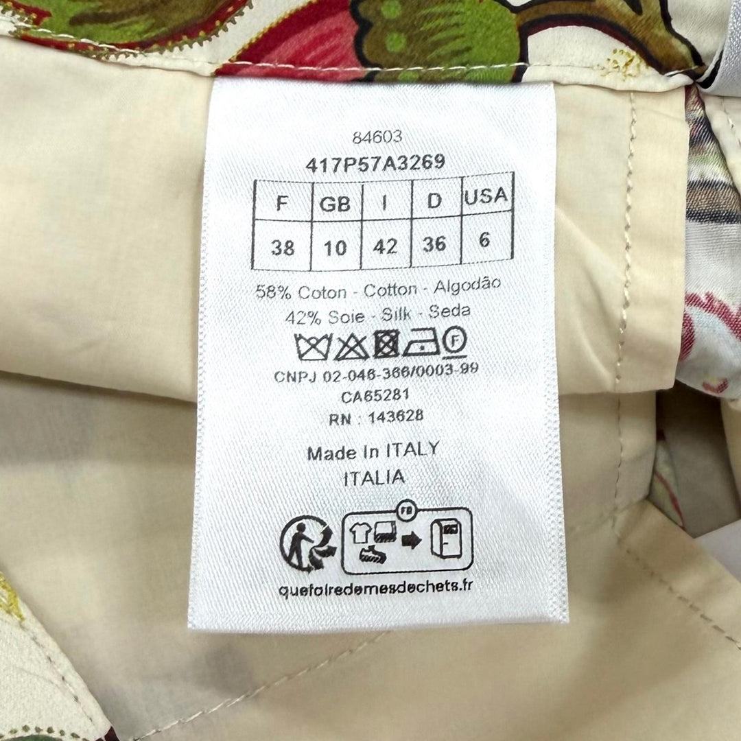 Pristine Christian Dior Pants Multi cotton Women 42 417P57A3269