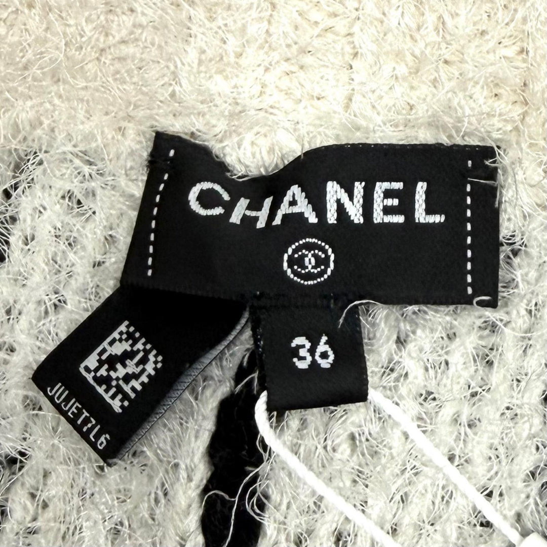 Pristine CHANEL skirt Multi cashmere Women 36 P76107
