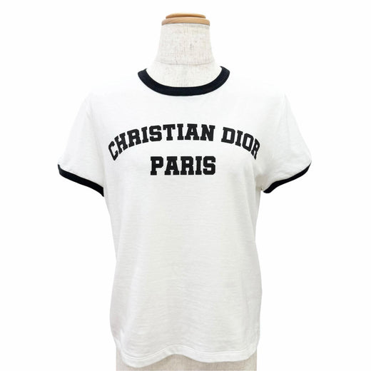 Excellent Christian Dior Short sleeve T-shirt Logo Bee embroidery XS 513T07B4222