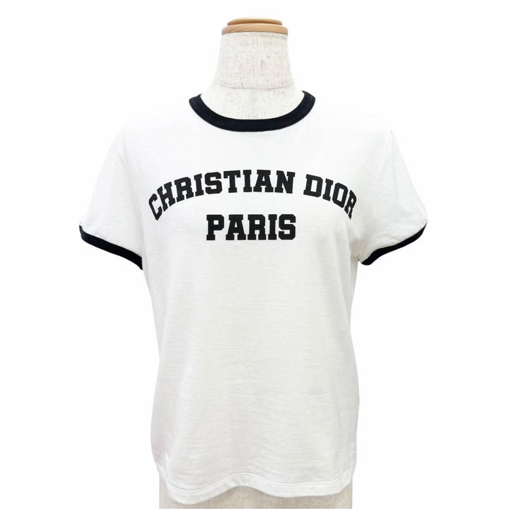 Excellent Christian Dior Short sleeve T-shirt Logo Bee embroidery XS 513T07B4222
