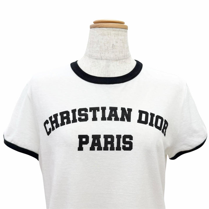 Excellent Christian Dior Short sleeve T-shirt Logo Bee embroidery XS 513T07B4222