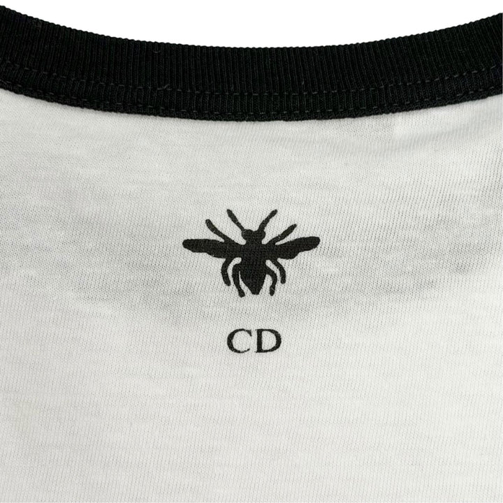 Excellent Christian Dior Short sleeve T-shirt Logo Bee embroidery XS 513T07B4222