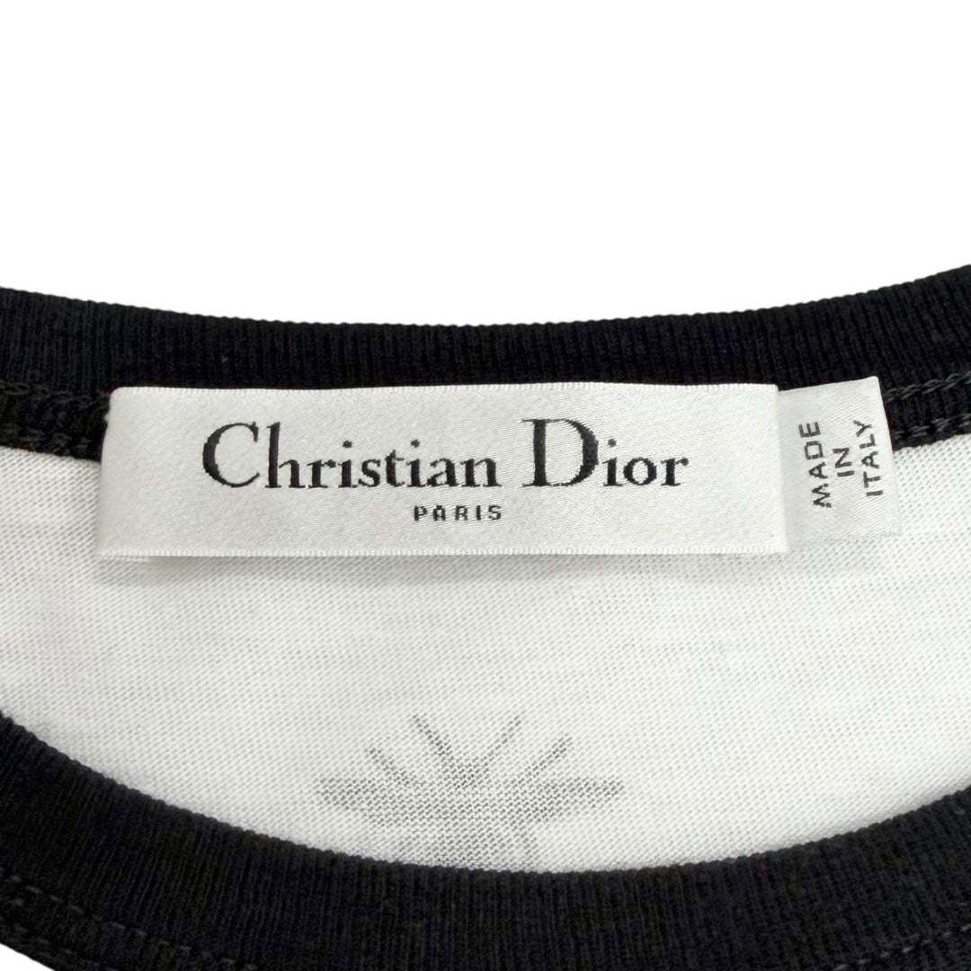 Excellent Christian Dior Short sleeve T-shirt Logo Bee embroidery XS 513T07B4222