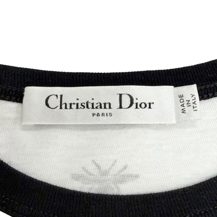 Excellent Christian Dior Short sleeve T-shirt Logo Bee embroidery XS 513T07B4222