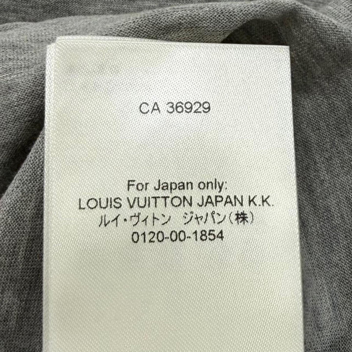 Excellent LOUIS VUITTON Short sleeve T-shirt Cat Stamp T-shirt cotton M 1AHYSK
