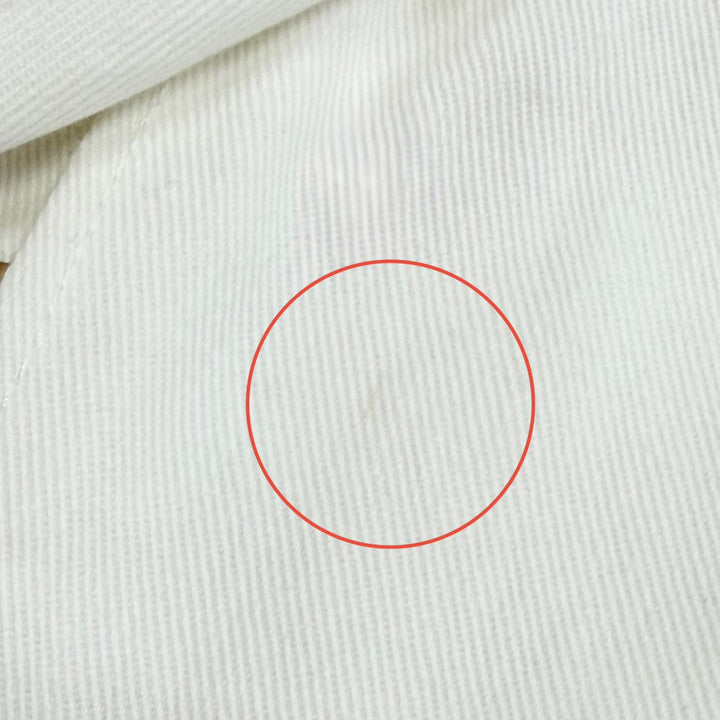 Excellent LOUIS VUITTON skirt Logo snap button long denim white cotton Women 38