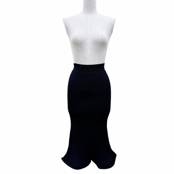 Pristine LOUIS VUITTON Tight Skirt Mermaid silhouette knit top (long length) L