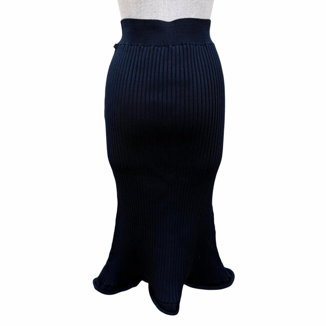 Pristine LOUIS VUITTON Tight Skirt Mermaid silhouette knit top (long length) L