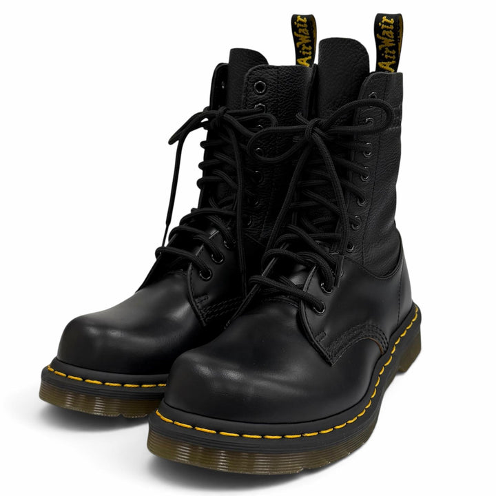 Pristine Dr.Martens MM6 short boots 1490 TWIST black leather Women S66WU0126