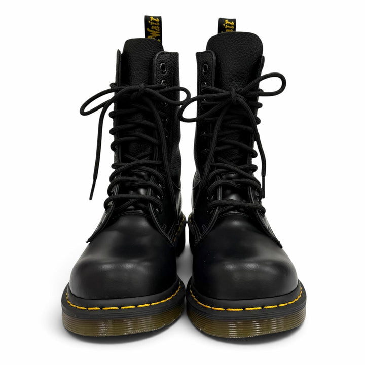 Pristine Dr.Martens MM6 short boots 1490 TWIST black leather Women S66WU0126