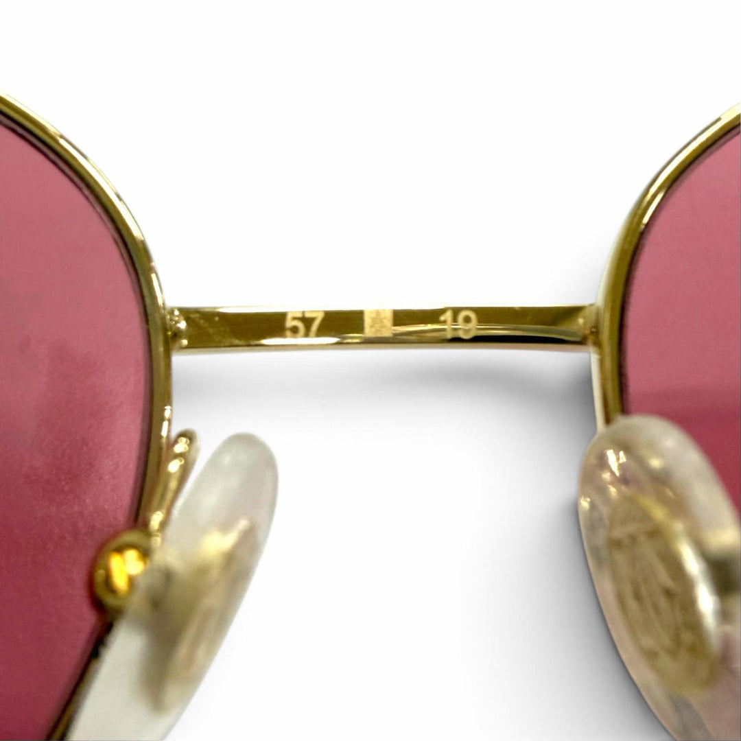 Pristine Cartier sunglasses PREMIERE DE CARTIER 2C Decor Cat-Eye Eyewear CT0155S