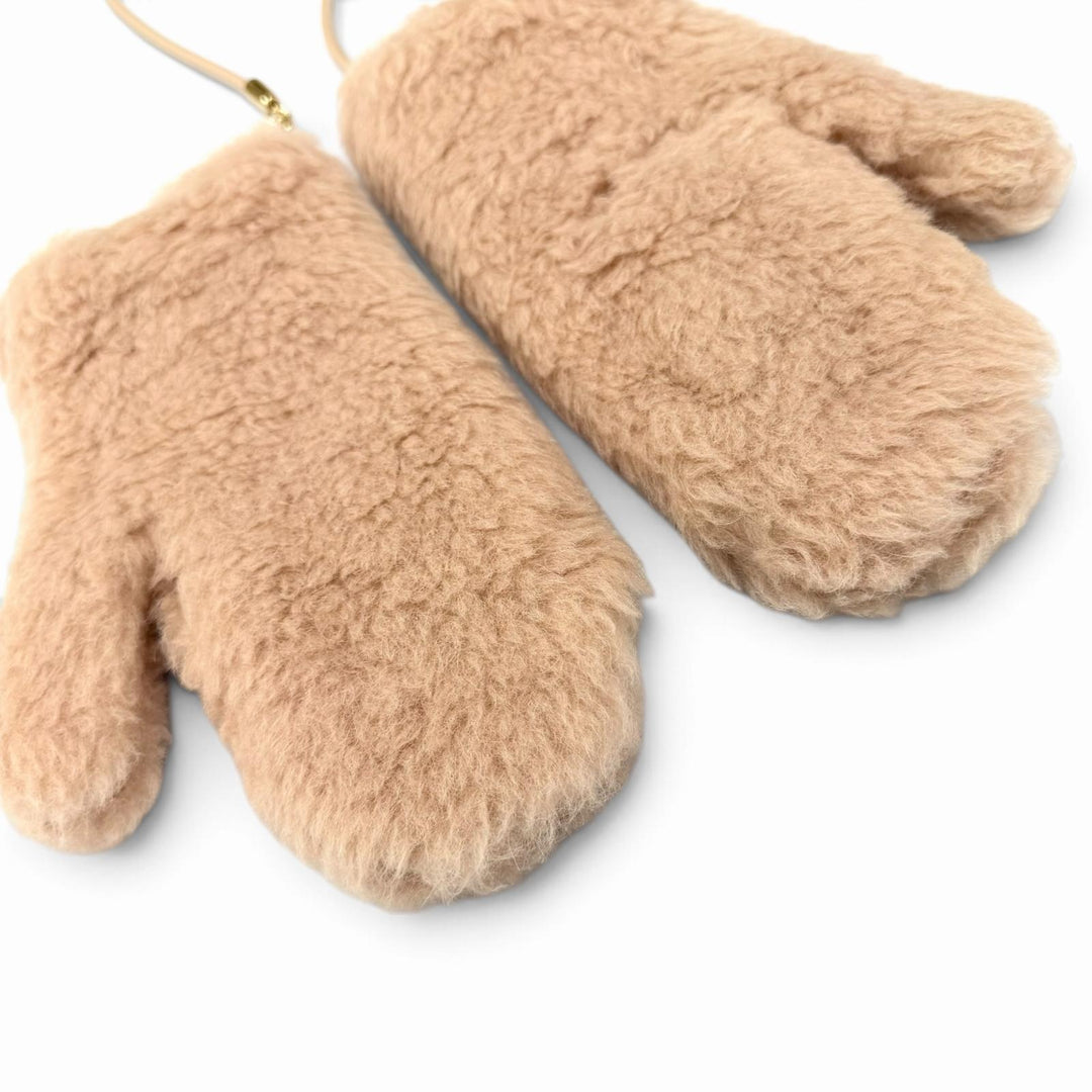 Excellent Max Mara gloves Ombrato Teddy Bear Mittens alpaca 23456606336