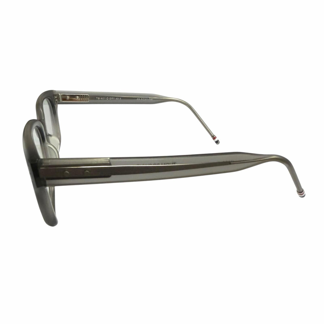 Great THOM BROWNE Glasses Wellington Matte Clear Gray mens TB-401C