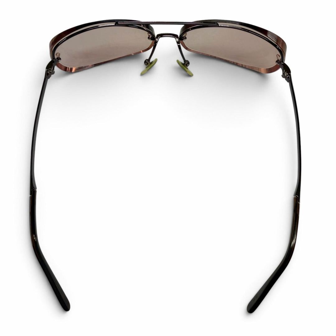 Great LOUIS VUITTON sunglasses Damier Socoa Two-Bridge Half-Rim Brown Z0215U