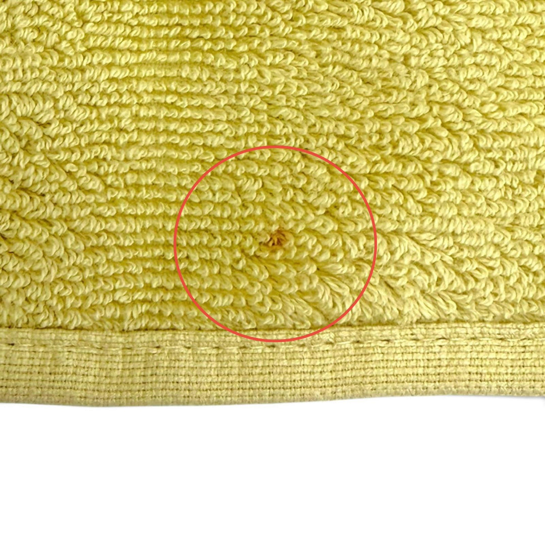 Pristine HERMES towel SERVIETTE INVITE SWING set (3 pieces) Yellow-green 101622M