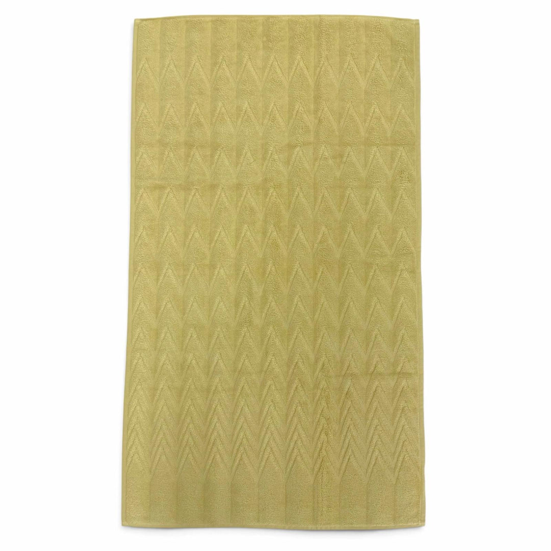 Pristine HERMES towel SERVIETTE INVITE SWING set (3 pieces) Yellow-green 101622M