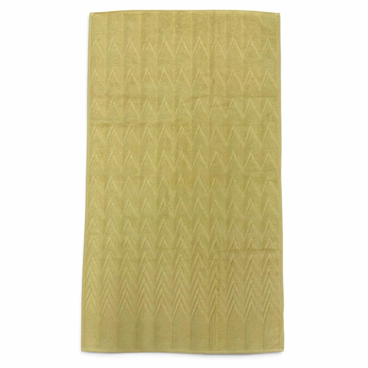 Pristine HERMES towel SERVIETTE INVITE SWING set (3 pieces) Yellow-green 101622M