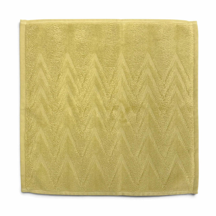 Pristine HERMES towel SERVIETTE INVITE SWING set (3 pieces) Yellow-green 101622M