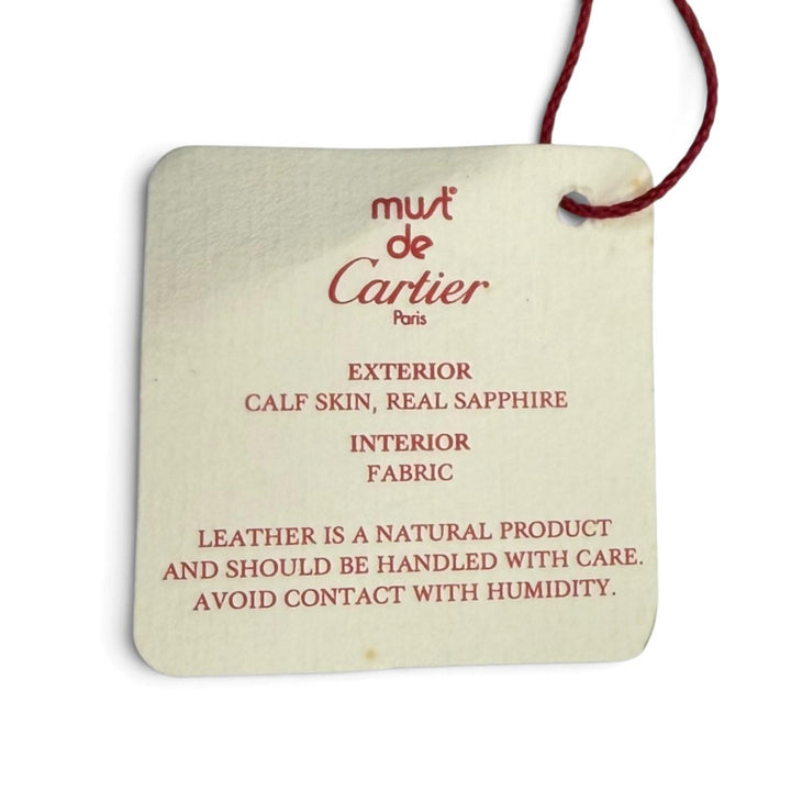 Excellent Cartier Handbag Square Leather black leather Women