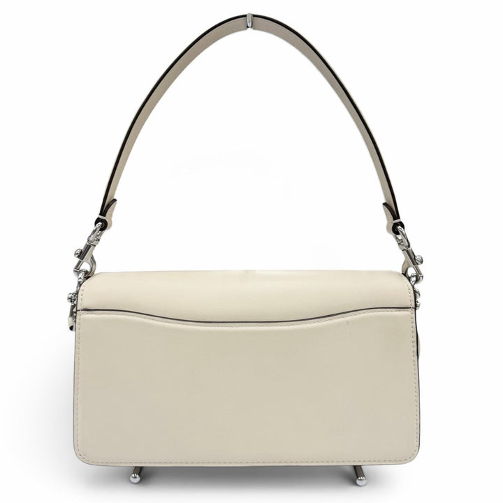 Excellent COACH Shoulder Bag Tabby 26 leather 2-way handbag Ivory CY940
