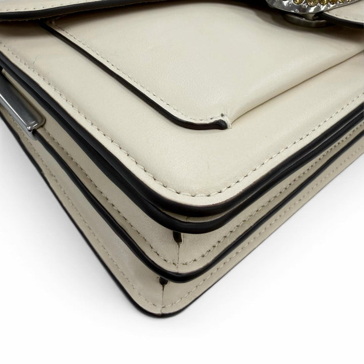 Excellent COACH Shoulder Bag Tabby 26 leather 2-way handbag Ivory CY940
