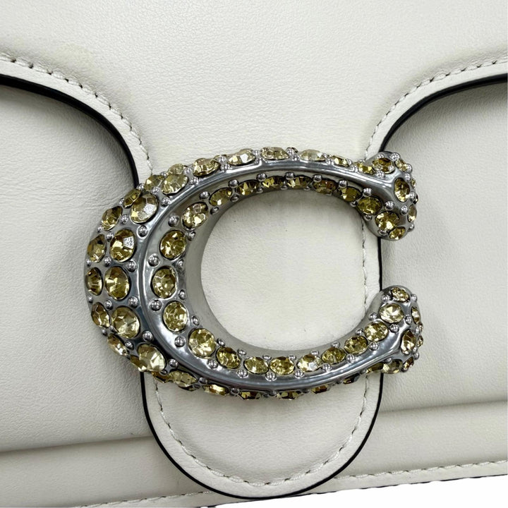 Excellent COACH Shoulder Bag Tabby 26 leather 2-way handbag Ivory CY940