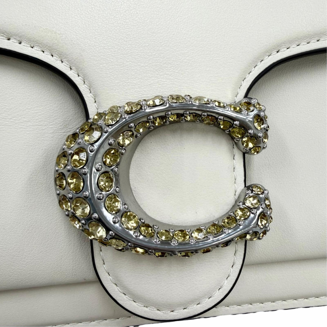 Excellent COACH Shoulder Bag Tabby 26 leather 2-way handbag Ivory CY940