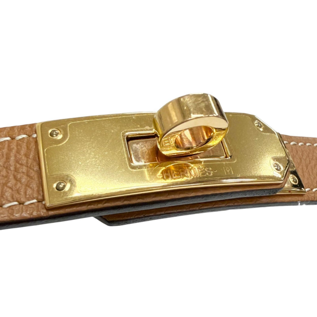 Excellent HERMES belt Belt Kelly Epsom Leather Women