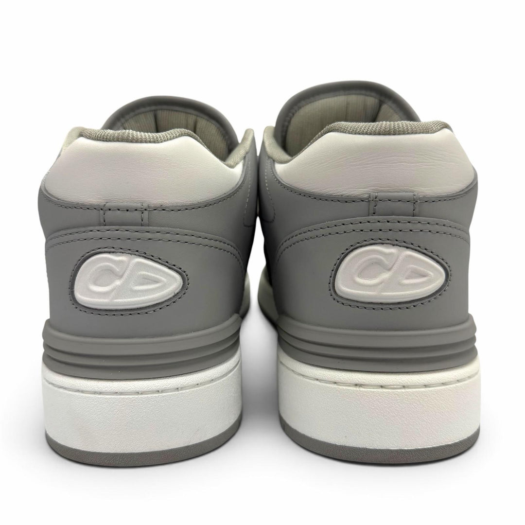 Great DIOR High cut sneakers B57 Oblique gray leather mens 42 3SH141ZXU86042