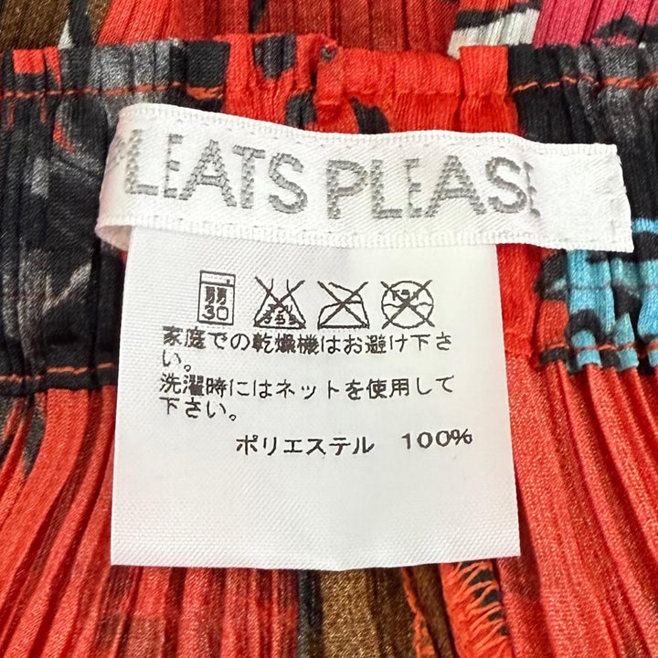 Excellent PLEATS PLEASE Wide pants Full pattern Pleated polyester 3 PP53-JF682