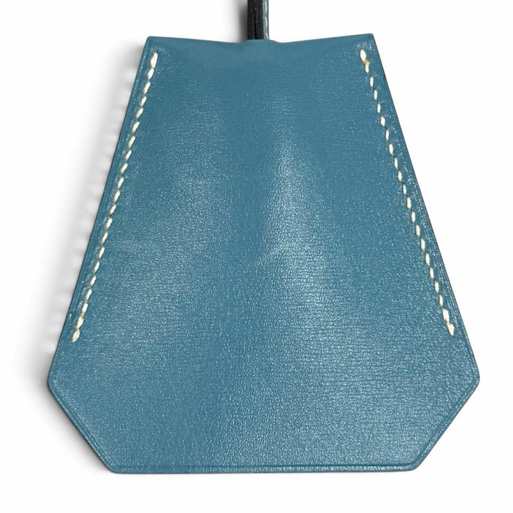 Great HERMES Necklace Clochette Vaux Swift Leather Women