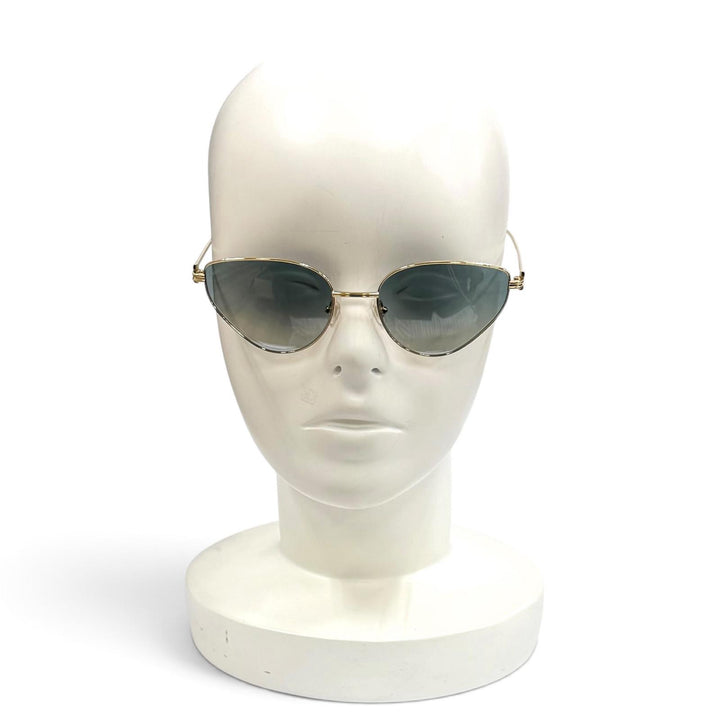 Pristine Cartier PANTHERE de Cartier Sunglasses 2C Decor Cat's Eye CT0155S