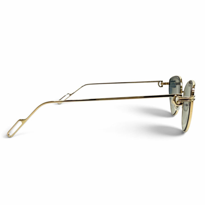 Pristine Cartier PANTHERE de Cartier Sunglasses 2C Decor Cat's Eye CT0155S