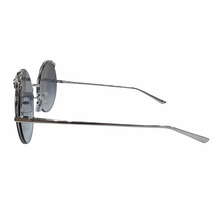 Pristine Cartier sunglasses PANTHERE Round Half-Rim Silver Women CT0149S