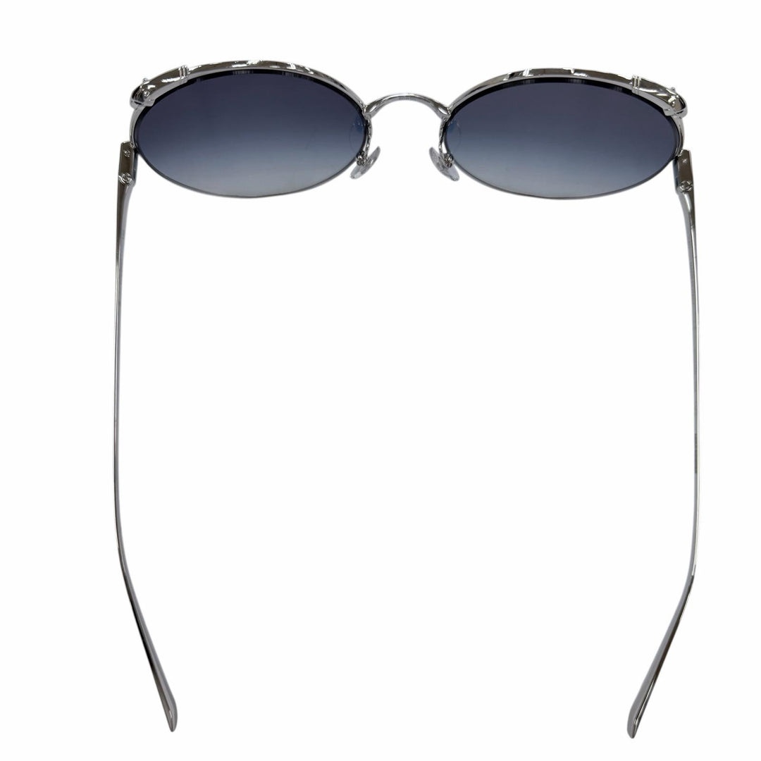 Pristine Cartier sunglasses PANTHERE Round Half-Rim Silver Women CT0149S
