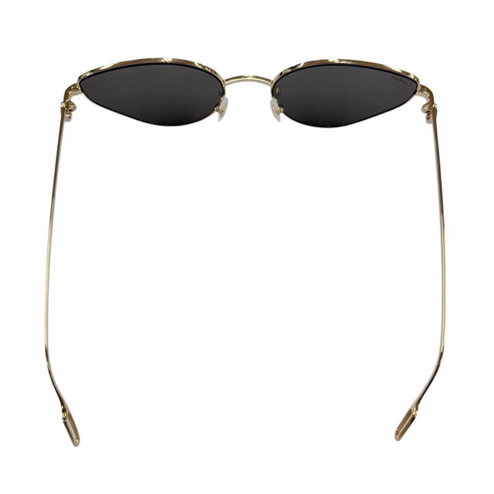 Pristine Cartier sunglasses PANTHERE 2C Decor Cat's Eye gold Women CT0155S