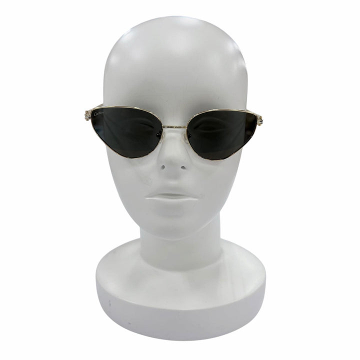 Pristine Cartier sunglasses PANTHERE 2C Decor Cat's Eye gold Women CT0155S