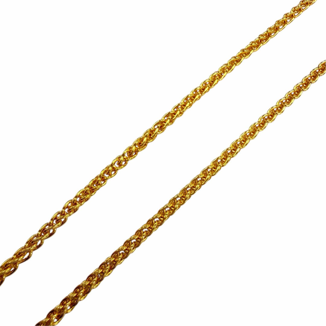 Excellent HERMES Necklace Tonnerre Necklace Accessories Pendant gold Women