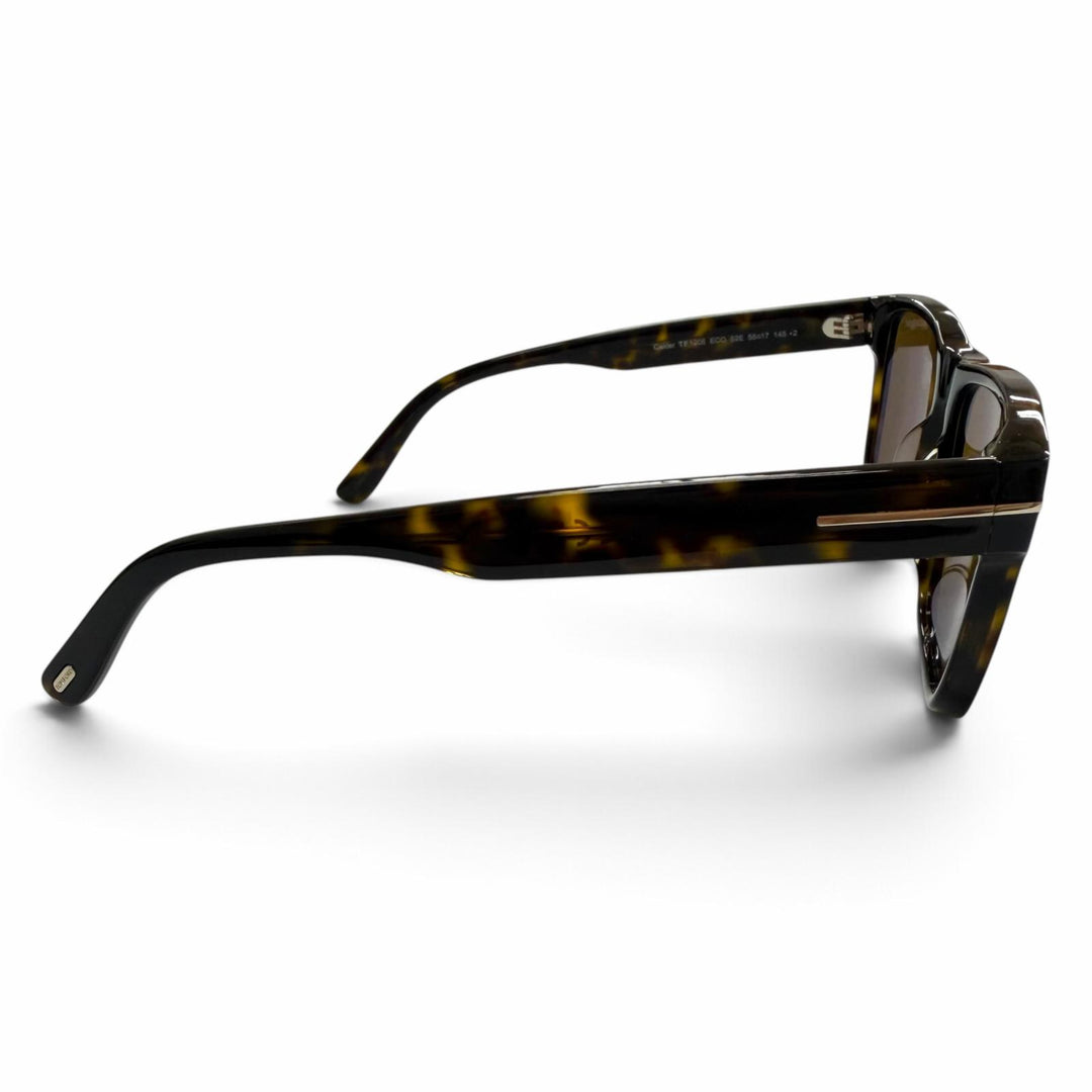 Excellent TOM FORD sunglasses Marble Pattern Eyewear Clear brown mens TF1205