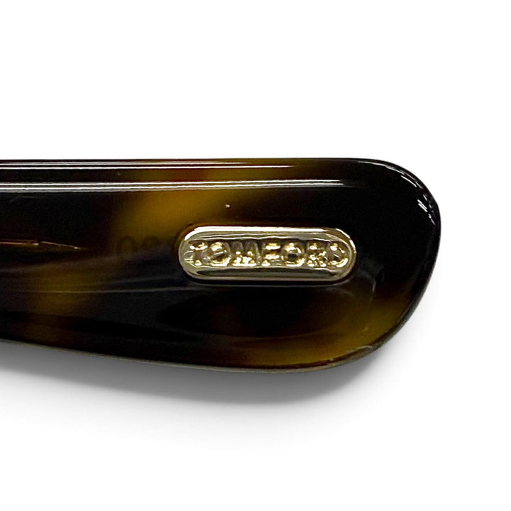 Excellent TOM FORD sunglasses Marble Pattern Eyewear Clear brown mens TF1205
