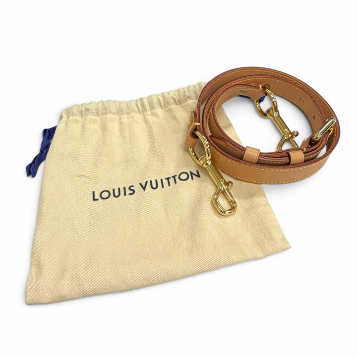 Great LOUIS VUITTON Shoulder strap leather natural Nume leather Women