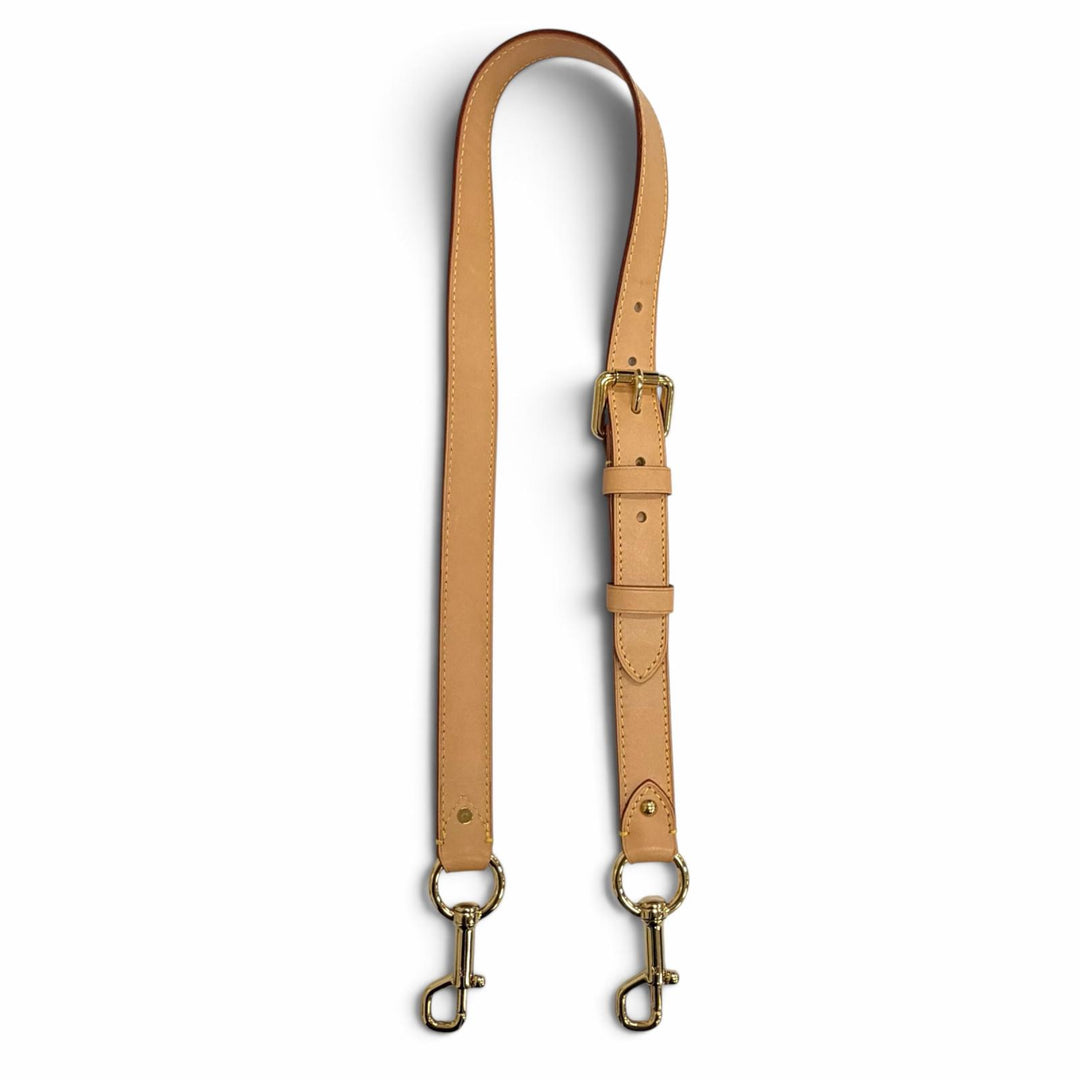 Great LOUIS VUITTON Shoulder strap leather natural Nume leather Women