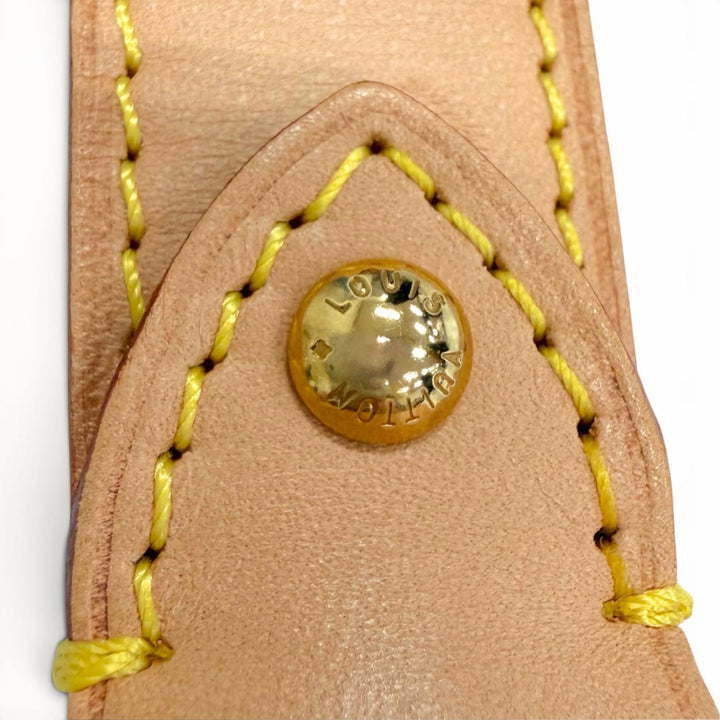 Great LOUIS VUITTON Shoulder strap leather natural Nume leather Women
