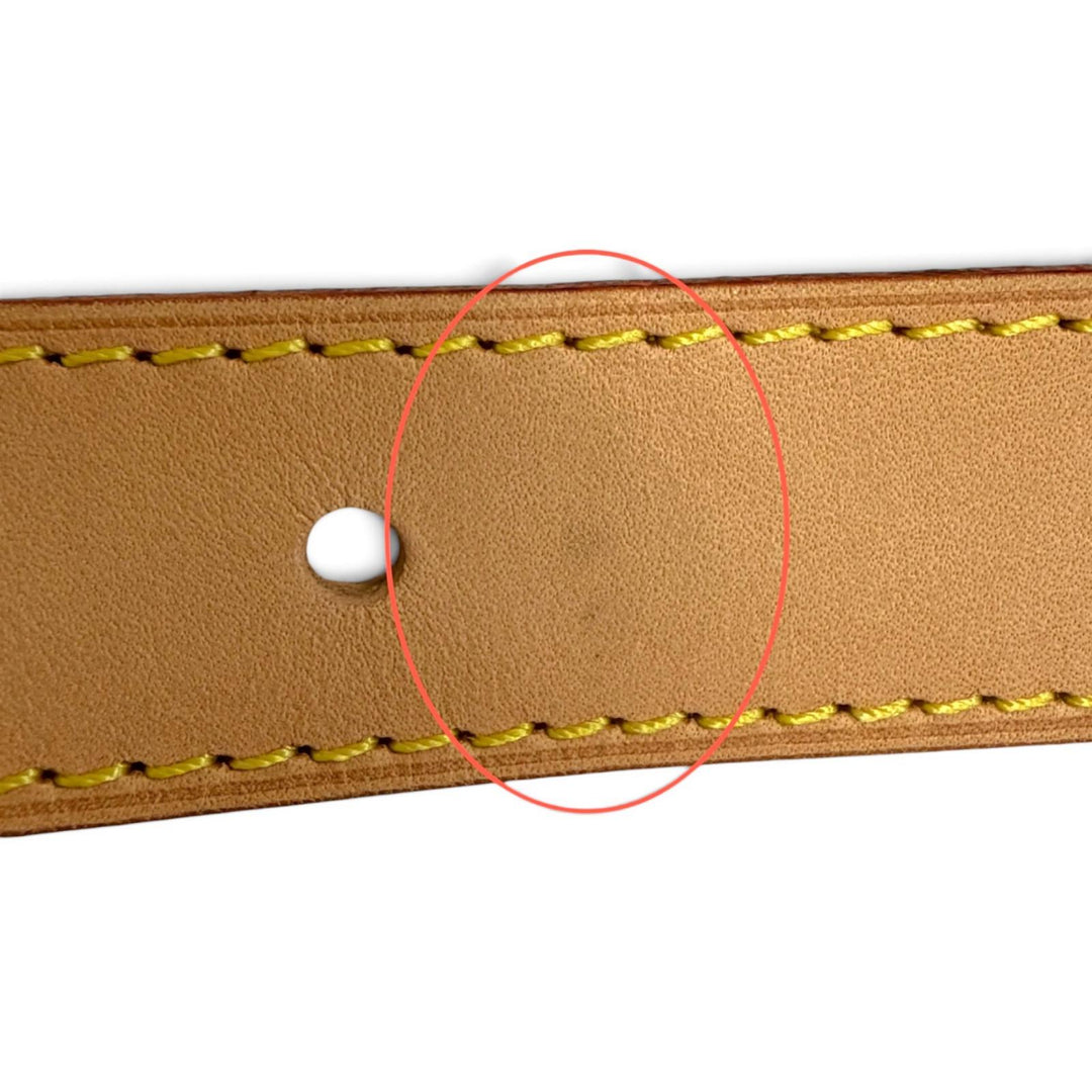 Great LOUIS VUITTON Shoulder strap leather natural Nume leather Women
