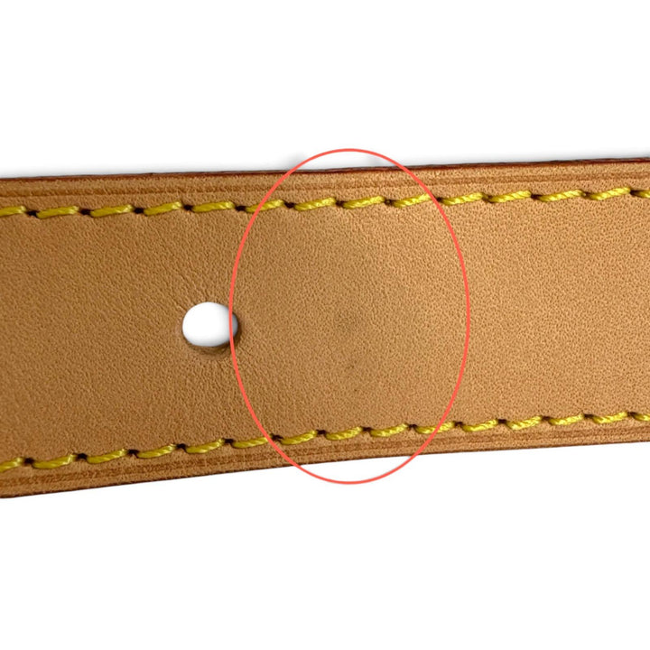 Great LOUIS VUITTON Shoulder strap leather natural Nume leather Women