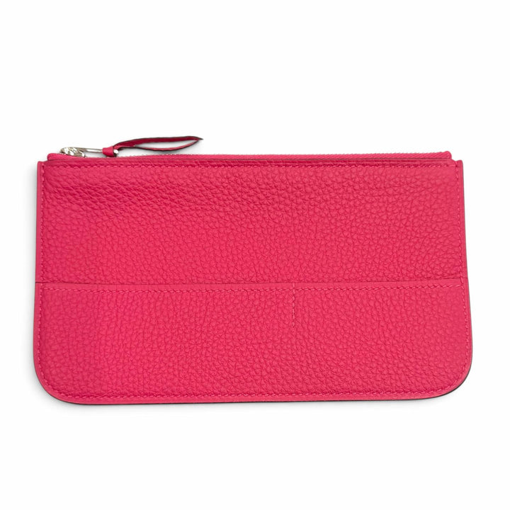 Pristine HERMES Purse Dogon GM Serie Metal Togo Leather Women
