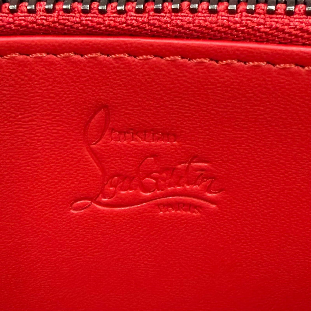 Pristine Christian Louboutin Purse black leather mens 1245154M039