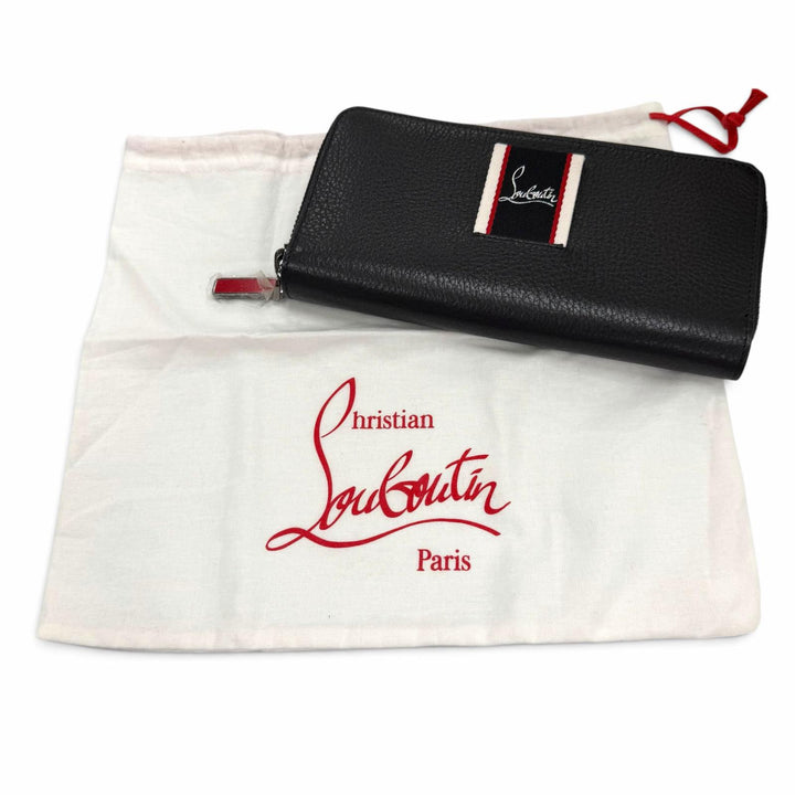 Pristine Christian Louboutin Purse black leather mens 1245154M039