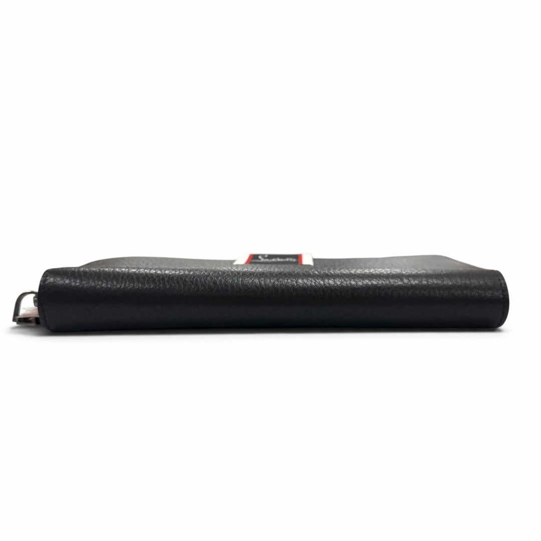 Pristine Christian Louboutin Purse black leather mens 1245154M039
